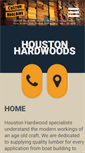 Mobile Screenshot of houstonhardwoods.com