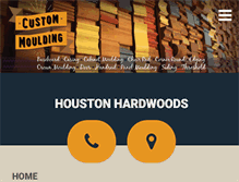 Tablet Screenshot of houstonhardwoods.com